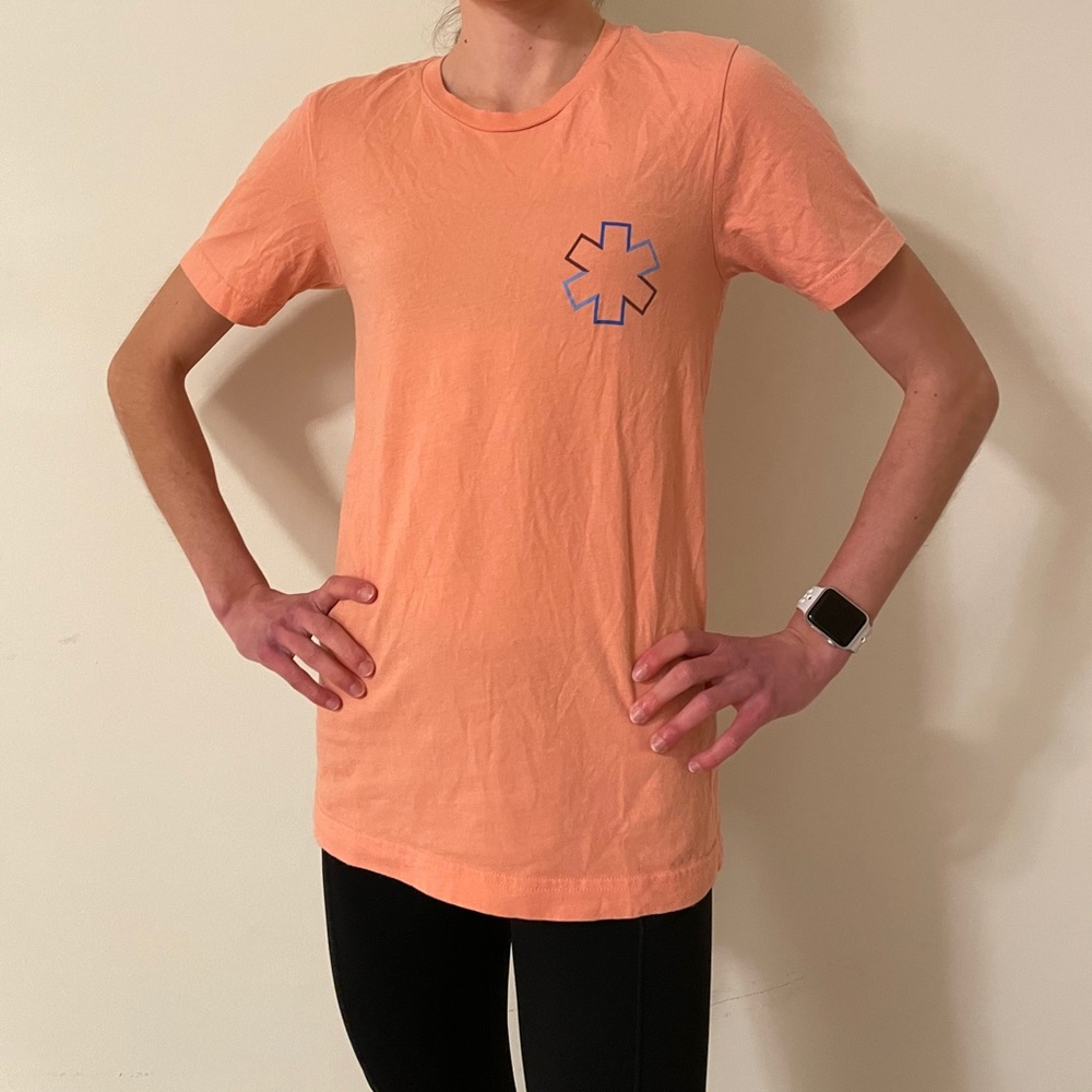 Peach T-Shirt with EMS logo